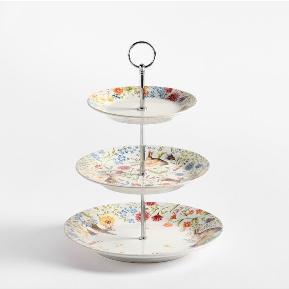 Pottery Barn Spring Garden 3 Tiered Stand!!
NIB
